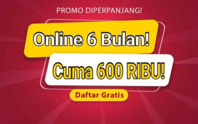 Promo 6 Bulan Diperpanjang!