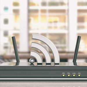 Gambar perangkat wireless router untuk pemancar wifi di kantor